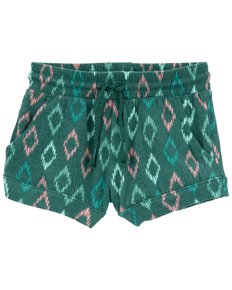 Toddler Pull-On Knit Gauze Shorts, image 1 of 2 slides
