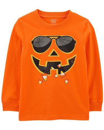 Toddler Halloween Jack-O-Lantern Graphic Tee, 