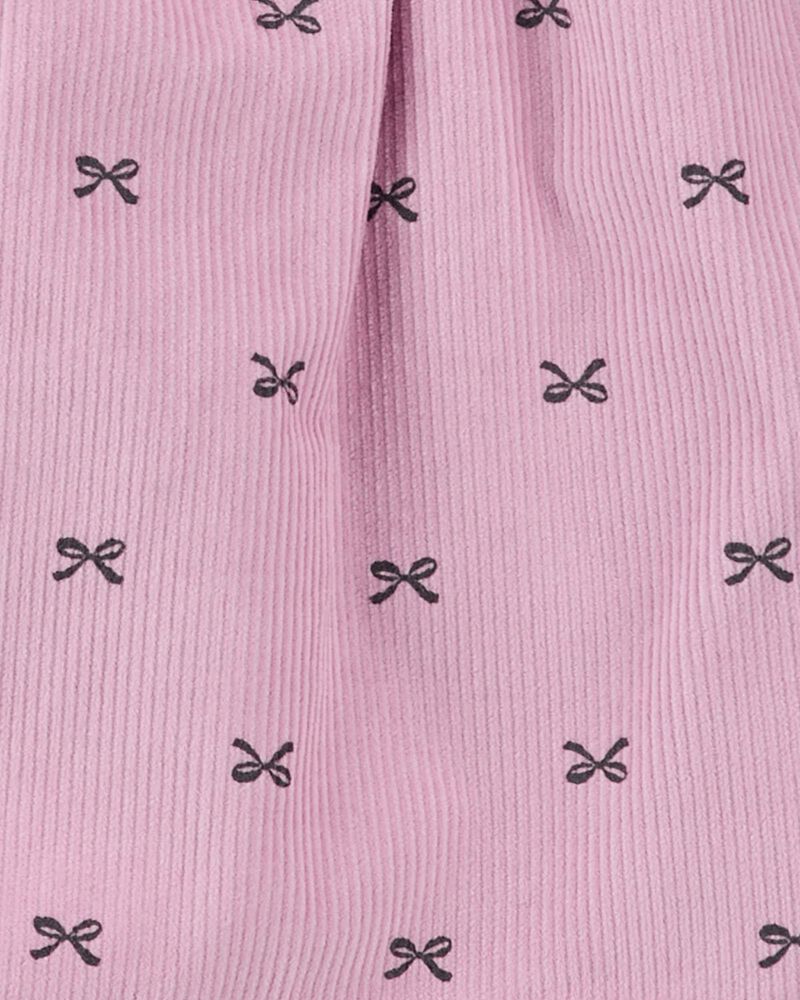 Baby 2-Piece Tee & Bow Corduroy Jumper Set, image 4 of 6 slides