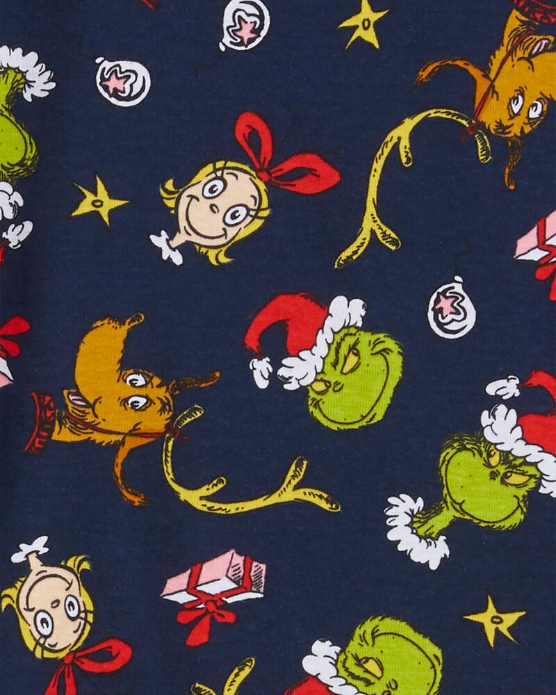 Kid 2-Piece Dr. Seuss’ The Grinch™ Christmas 100% Snug Fit Cotton Pajamas, image 2 of 3 slides