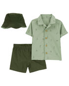 Baby 3-Piece Little Short & Hat Set, image 2 of 4 slides