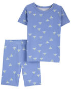 Toddler 2-Piece Bee PurelySoft Pajamas, image 1 of 5 slides