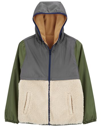 Kid Reversible Colorblock Jacket, 