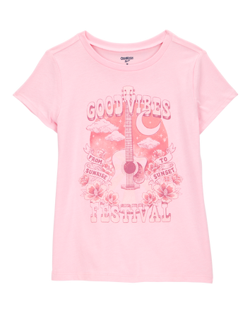 Kid Concert Short-Sleeve Graphic Tee - Pink, 