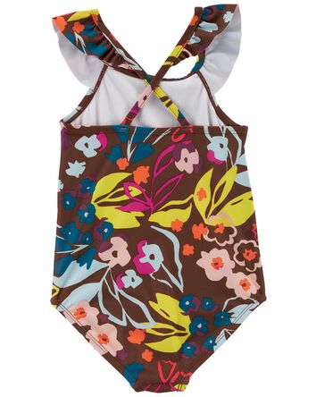 Toddler 1-Piece Floral Swimsuit, 