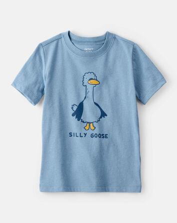 Toddler Boy Silly Goose Short-Sleeve Graphic Tee - Blue, 