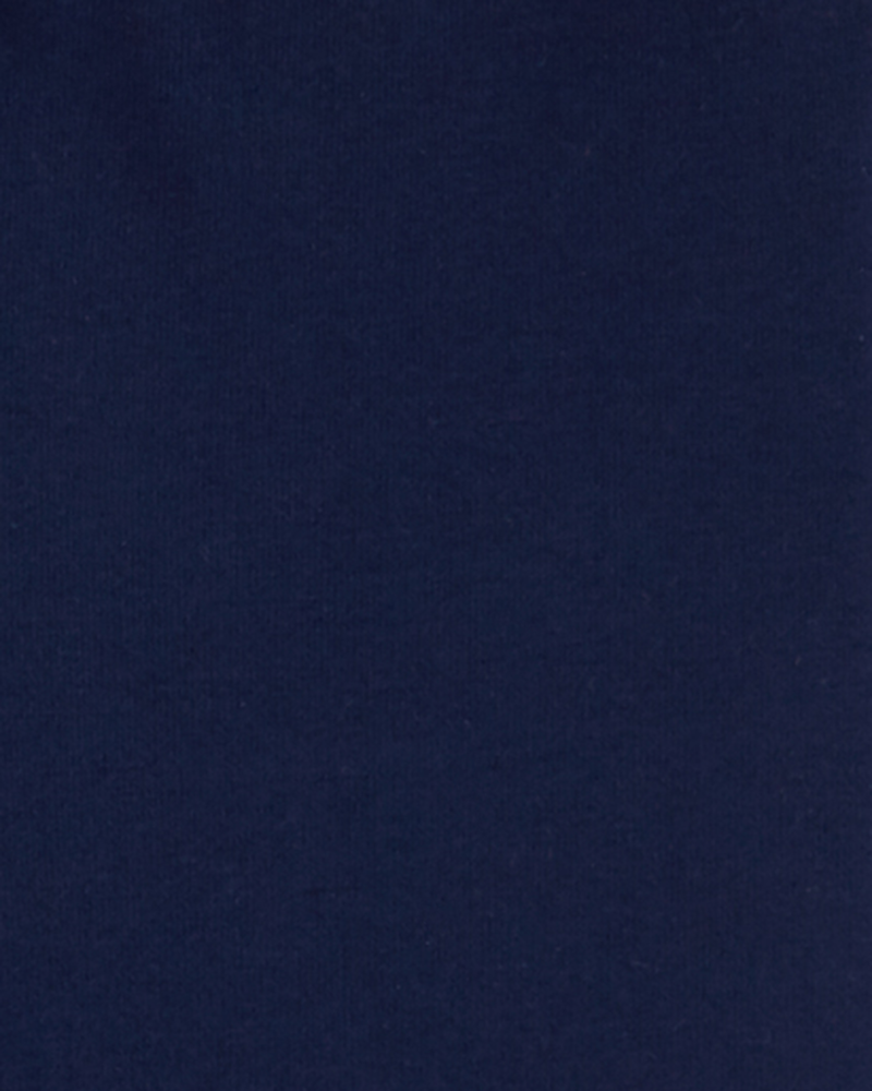 Baby 2-Pack Red & Navy Cotton Stretch Leggings, image 3 of 4 slides