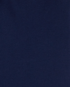 Baby 2-Pack Red & Navy Cotton Stretch Leggings, image 3 of 4 slides