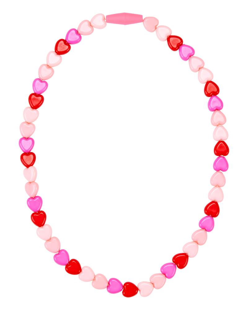 Toddler Heart Necklace - Pink, image 1 of 1 slides