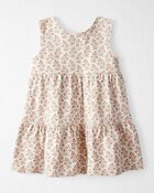 Baby Organic Cotton Floral-Print Dress, image 2 of 6 slides