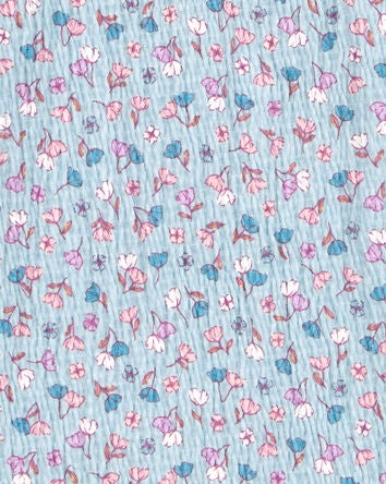Toddler Floral Gauze Long-Sleeve Top - Floral, 