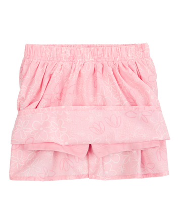Toddler 2-Piece Print Skort Set - Pink, 