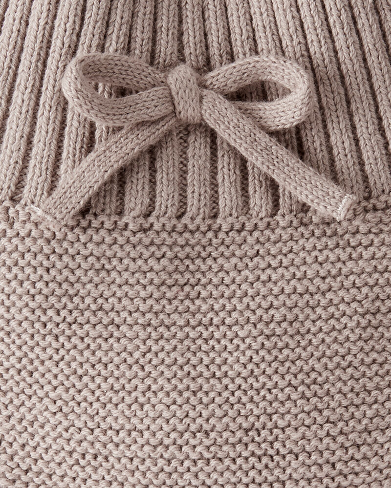 Baby High-Waist Organic Cotton Sweater Knit Diaper Cover, image 4 of 5 slides