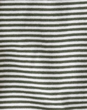 Baby Organic Cotton Rib 3-Pack Animal & Striped Bodysuits