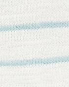 Baby Striped Pull-On Slub Jersey Shorts, image 3 of 4 slides