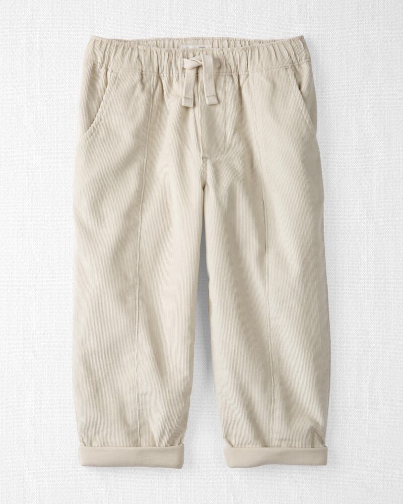 Toddler Organic Cotton Corduroy Pants in Toasted Wheat, image 1 of 5 slides