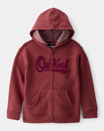 Boys DayDream Fleece Jacket - Red, 