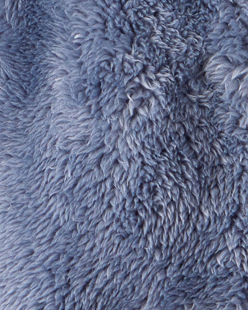 Baby Boy Sherpa Lined Long-Sleeve Sweater - Blue, image 3 of 4 slides