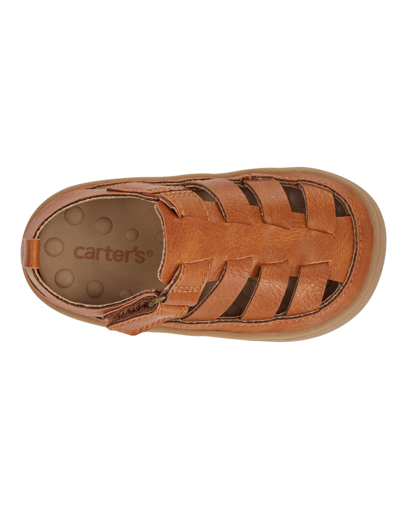 Baby Every Step® First Walker Fisherman Sandals - Brown, image 4 of 7 slides