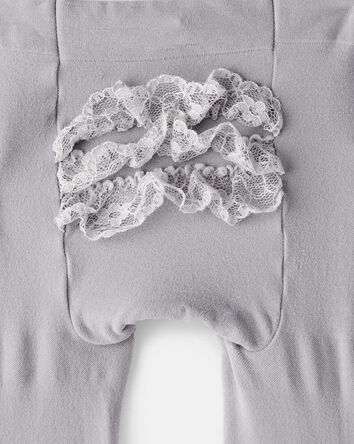 Baby Girl 2-Pack Tights - Pink/Grey, 