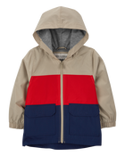 Baby Colorblock Rain Jacket, image 1 of 3 slides