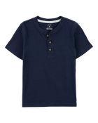 Toddler Short-Sleeve Henley Tee, image 1 of 4 slides