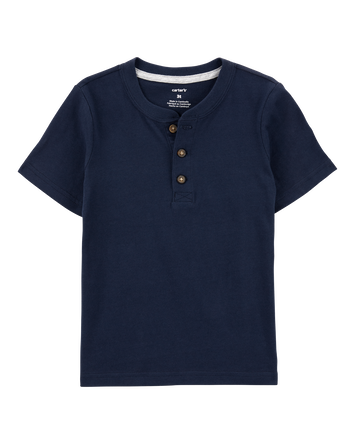 Toddler Short-Sleeve Henley Tee, 