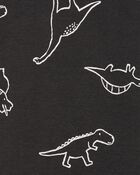 Baby Boy 5-Pack Striped Dinosaur Short-Sleeve Bodysuits, image 2 of 8 slides