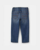 Toddler Dark Wash Straight-Leg Jeans, image 2 of 4 slides