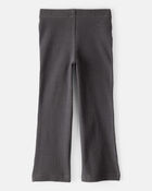 Toddler Girl Cotton Flare Active Pants - Black, image 2 of 4 slides