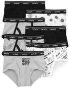 Kid 7-Pack Cotton Briefs Underwear, image 1 of 2 slides