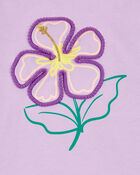 Toddler Floral Knit Tee, image 2 of 2 slides
