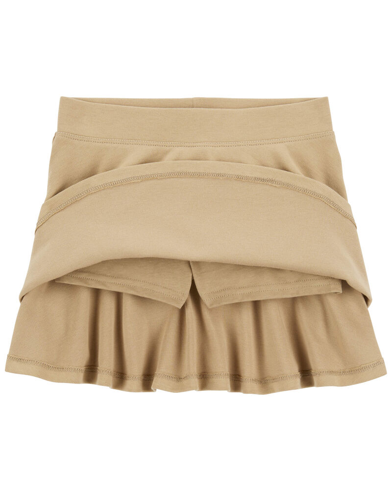 Toddler Ponte Knit Uniform Skirt, image 2 of 3 slides