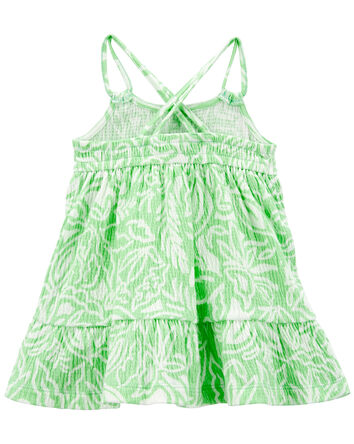 Baby Floral Gauze Tank Dress, 
