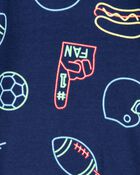 Baby 4-Piece Sports Cotton Pajamas, image 3 of 4 slides