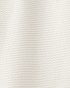 Baby Organic Cotton Signature Stitch Blanket in Cream, image 4 of 5 slides