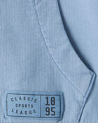 Boys French Terry Hoodie - Blue, image 3 of 4 slides