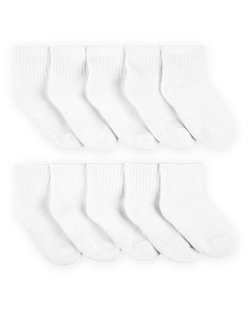 Toddler 10-Pack Ankle Socks, 