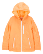 Girls Midweight Athletic Jacket - Orange, image 1 of 3 slides