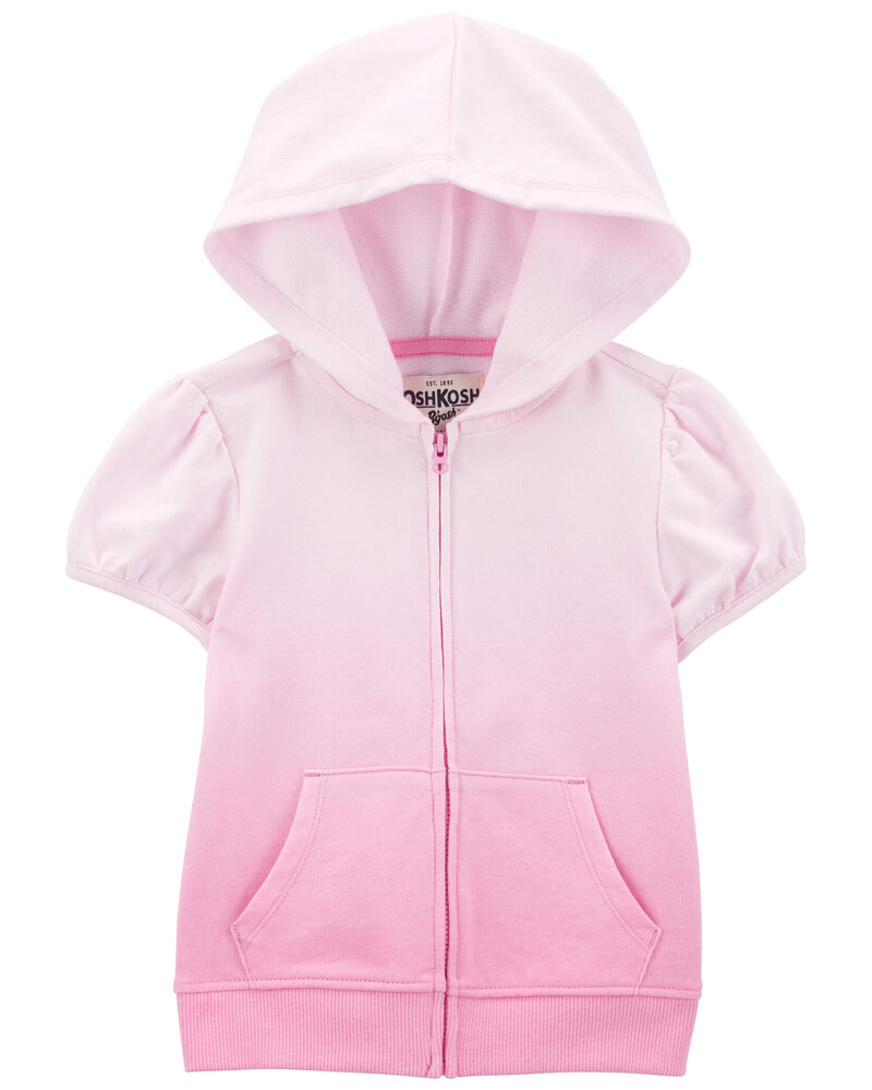 Toddler Terry Hooded Full Zip Cover-Up , image 1 of 3 slides