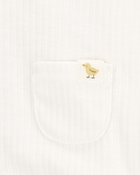 Baby 3-Piece Chick Little Cardigan Set - Ivory, image 2 of 4 slides
