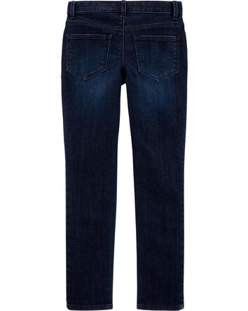 Kid Dark Wash Slim-Fit Skinny-Leg Jeans, 