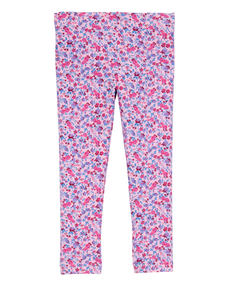 Toddler Knit Leggings - Floral, image 4 of 6 slides
