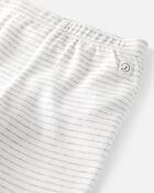Baby 2-Pack Organic Cotton Rib Footed Pants, image 2 of 3 slides