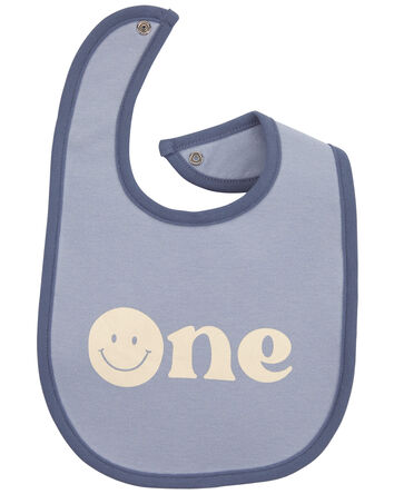 Baby 1st Birthday Teething Bib, 