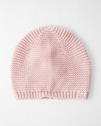 Baby Organic Cotton Sweater Knit Cap, 