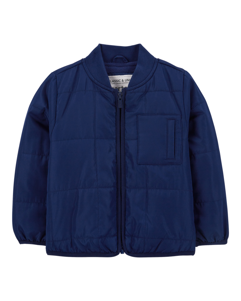 Baby Quilted Bomber Jacket, image 1 of 3 slides