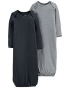 Baby 2-Pack PurelySoft Gown Set, image 1 of 5 slides