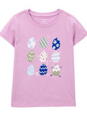 Pink - Toddler Easter Egg Graphic Tee