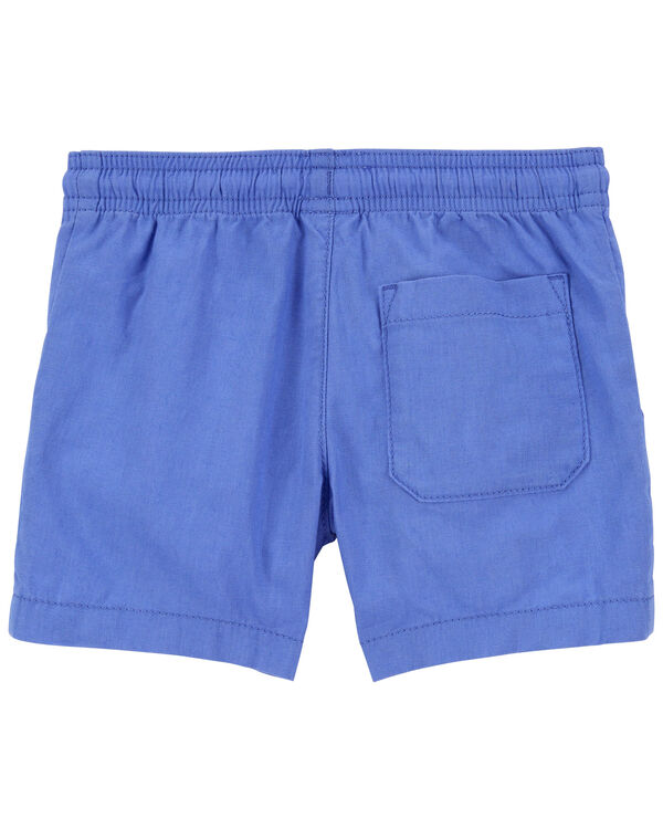 Toddler Pull-On Linen Shorts